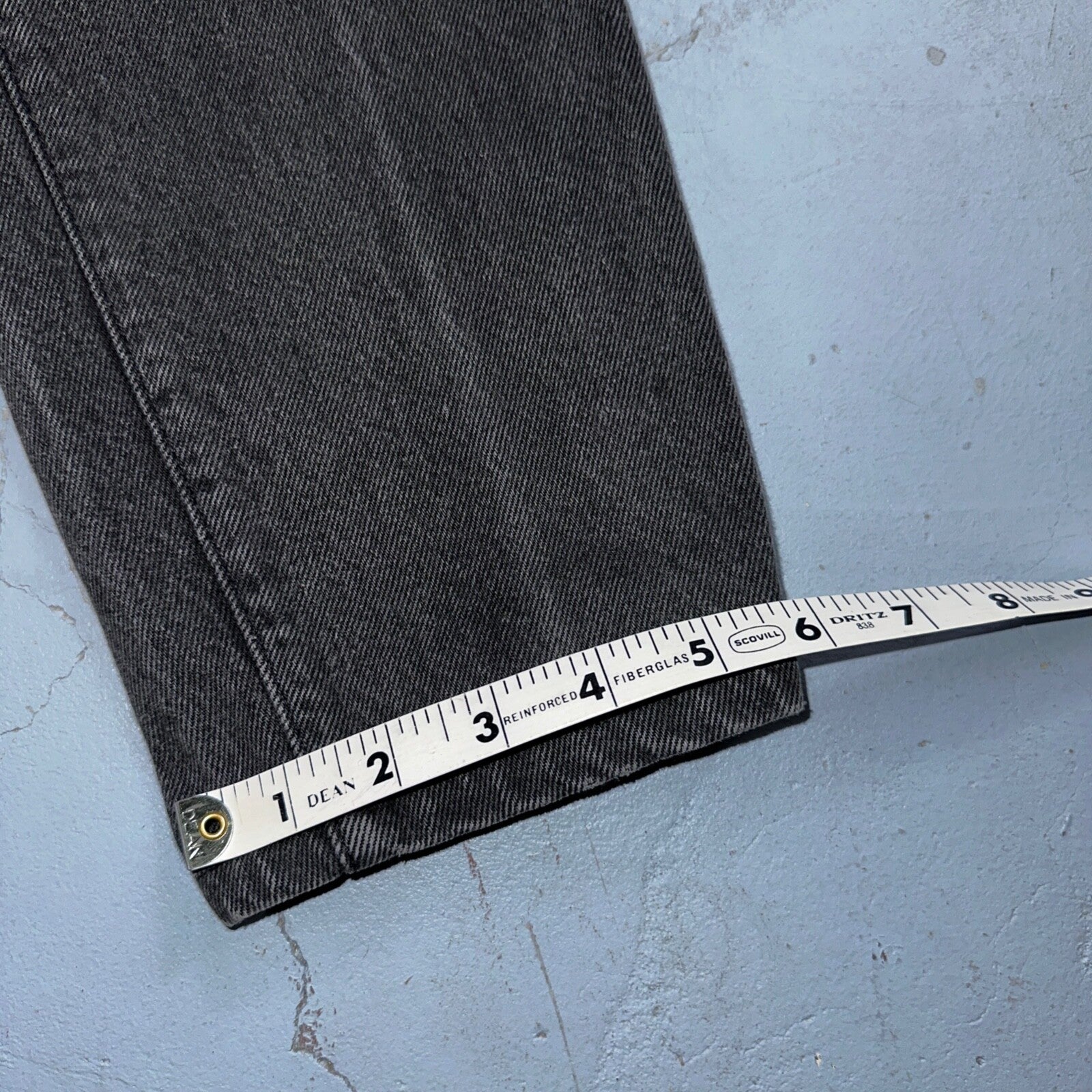 Levis 501 Vintage 90s USA XX Straight Leg Jeans Black Wash 11 Act Altered 27x26