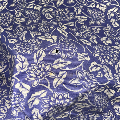 Lands End AOP USA 90s VTG T Shirt Womens Size L Unisex Floral Purple RARE