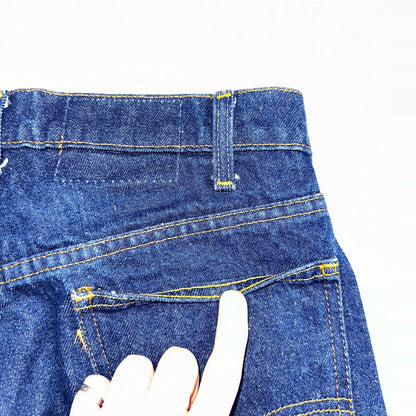 Levis 505 Vintage 80s USA Orange Tab Jeans 30x34 Blue Dark Wash 501 Act 29x28