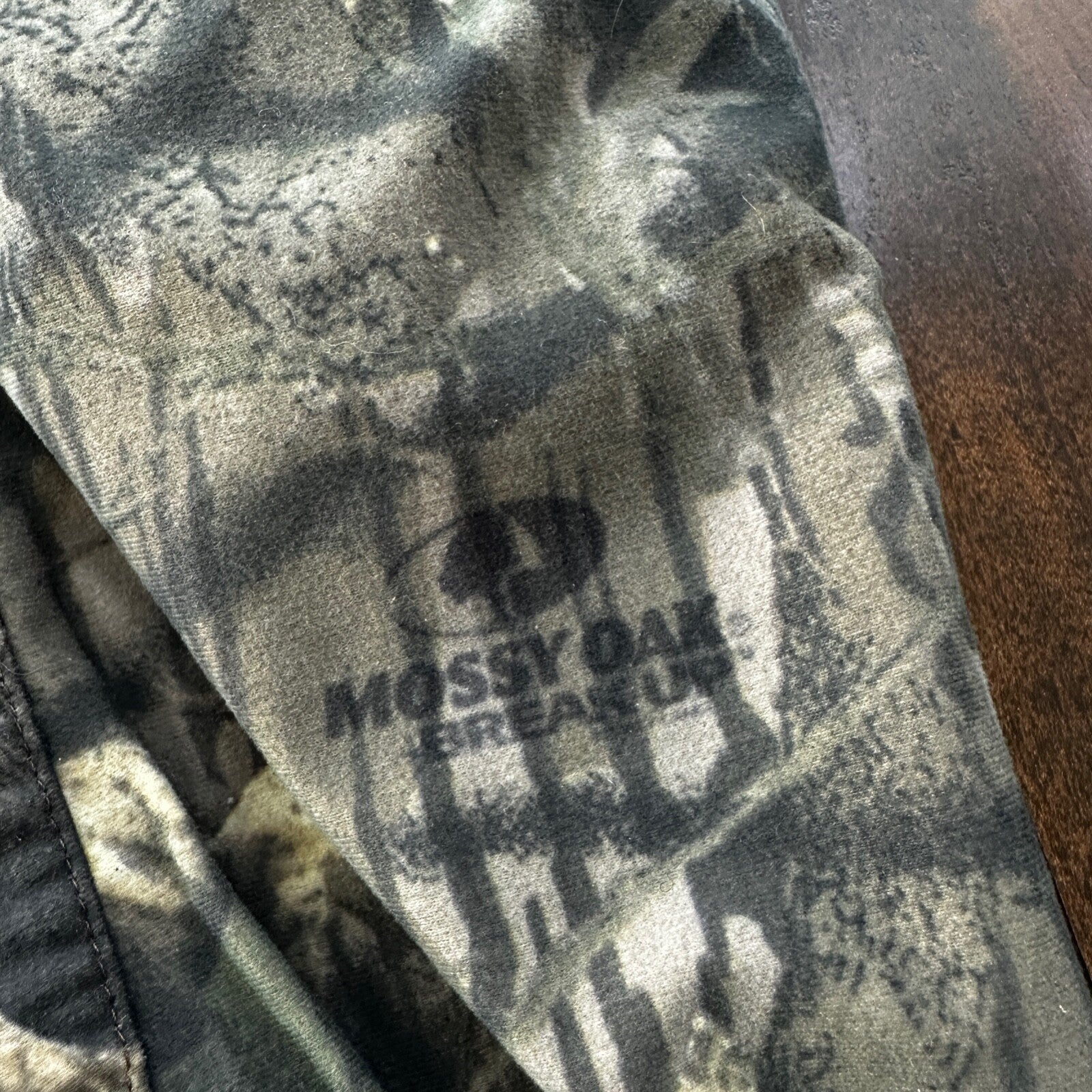 Cabelas Jeans Mens M 23x28 Green Camo Mossy Oak Outdoor Hunting Pants