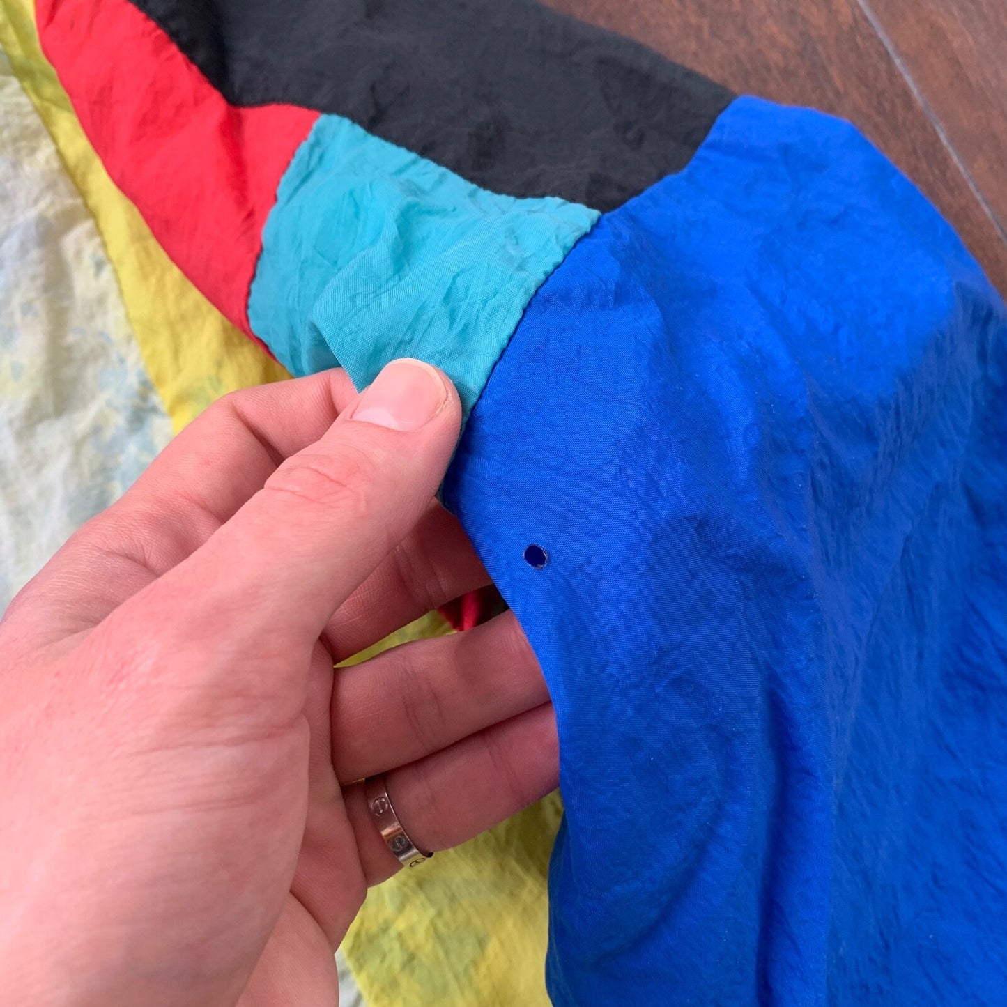 Vintage Nike MCENROE Full Zip Pullover Windbreaker Jacket USA Tennis 80s RARE