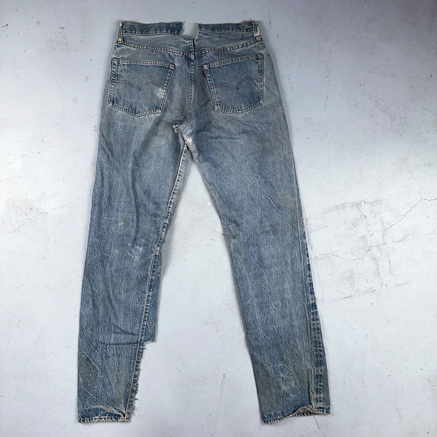 Levis 501 Vintage 80s Redline Selvedge USA XX Jeans Light Wash 32x34 Boot Cut