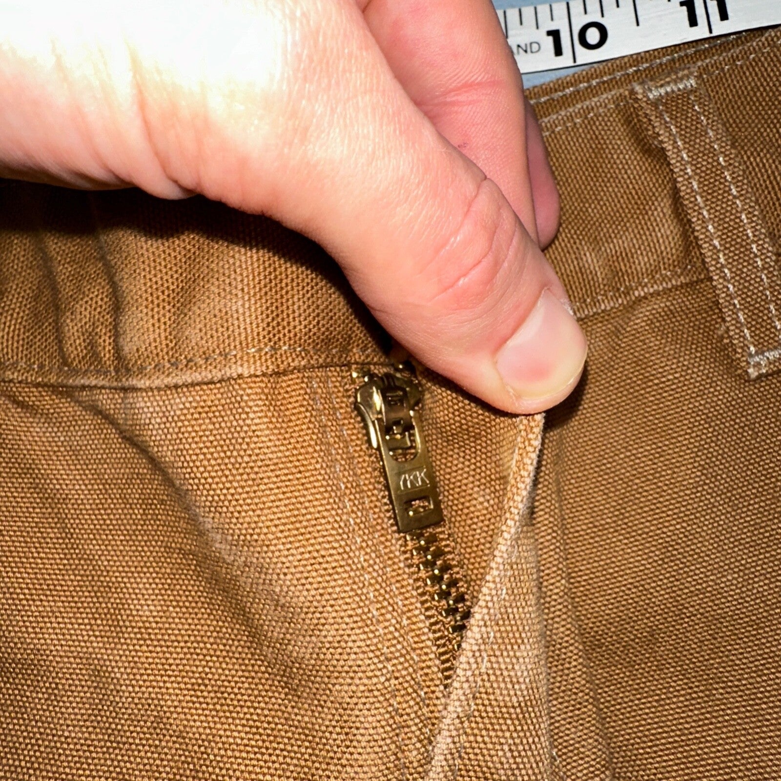 Carhartt Shorts VTG Double Knee Carpenter Pants USA B01 Brown Act 33 30x18