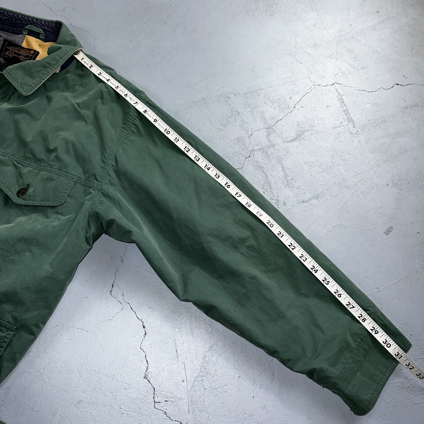 Eddie Bauer VTG Jacket L Full Zip Garden Chore Faded 1980s 80s Rare Coat Hiking