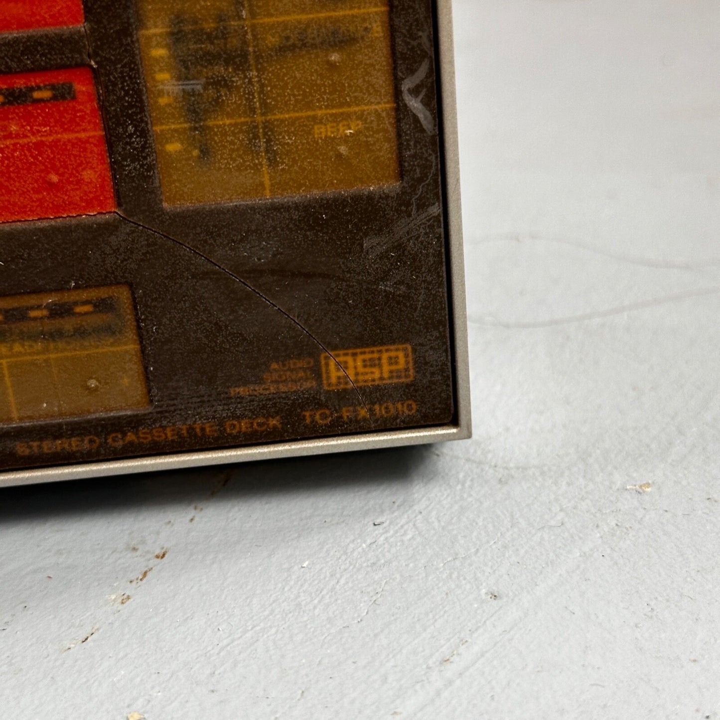 Sony TC-FX1010 Tape Deck Rare Find Cassette Broken For Parts As Is