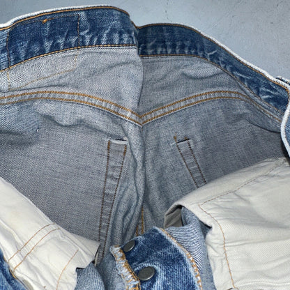 Levis 501 VTG 70s SS Redline Selvedge Jeans XX Med Wash 35x32 Act 32x28