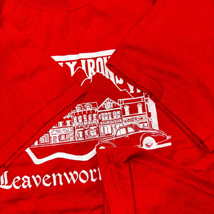 Early Irons Leavenworth NW VTG T Shirt 1980s 80s Car Graphic PDX Oregon Travel