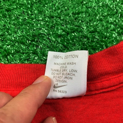 Vintage Nike T Shirt USA 90s Eagles Rare Track And Field Marathon Oregon Geisha