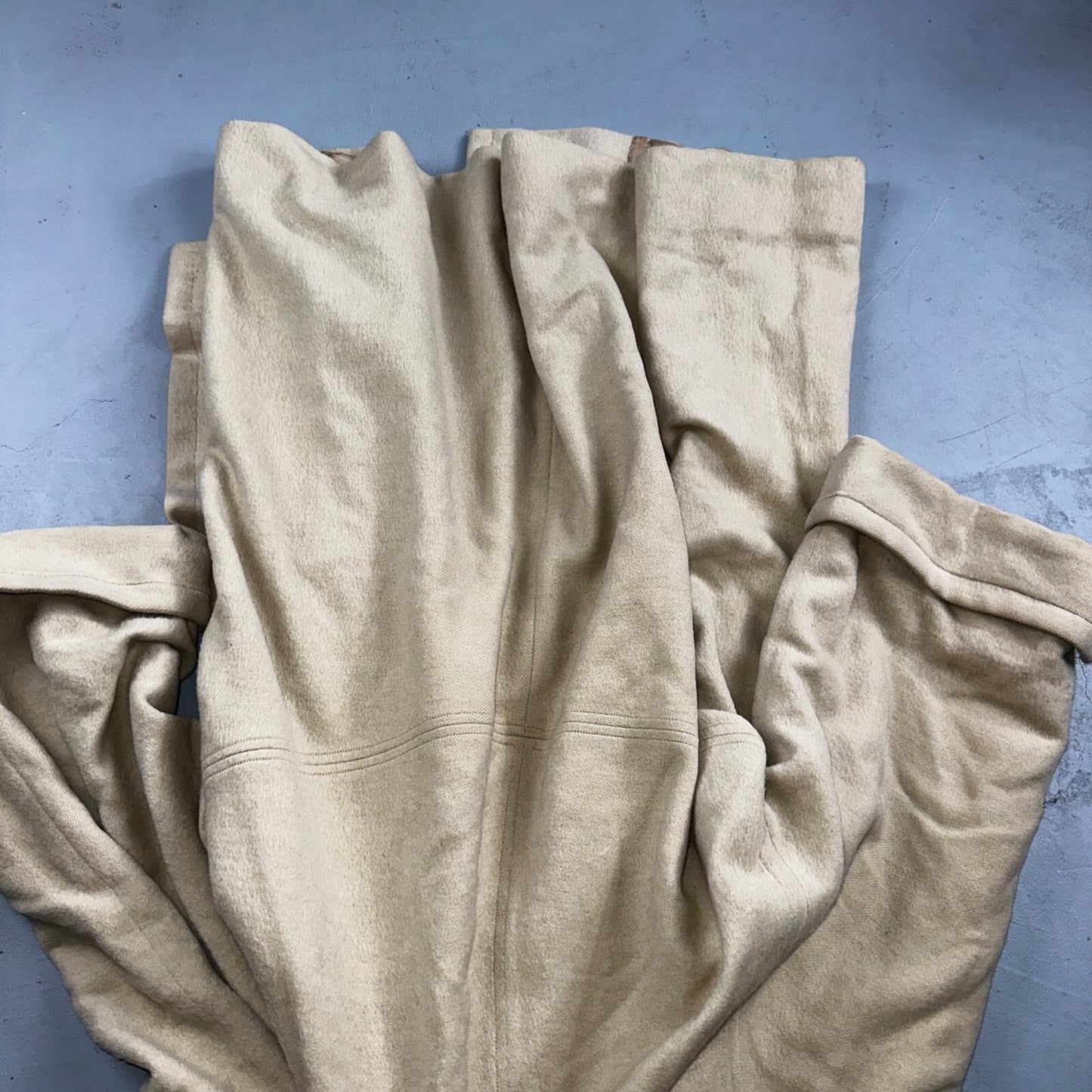 VTG 60s Forstman Beige Penny Lane Pure Wool Harol Crest California Rockabilly