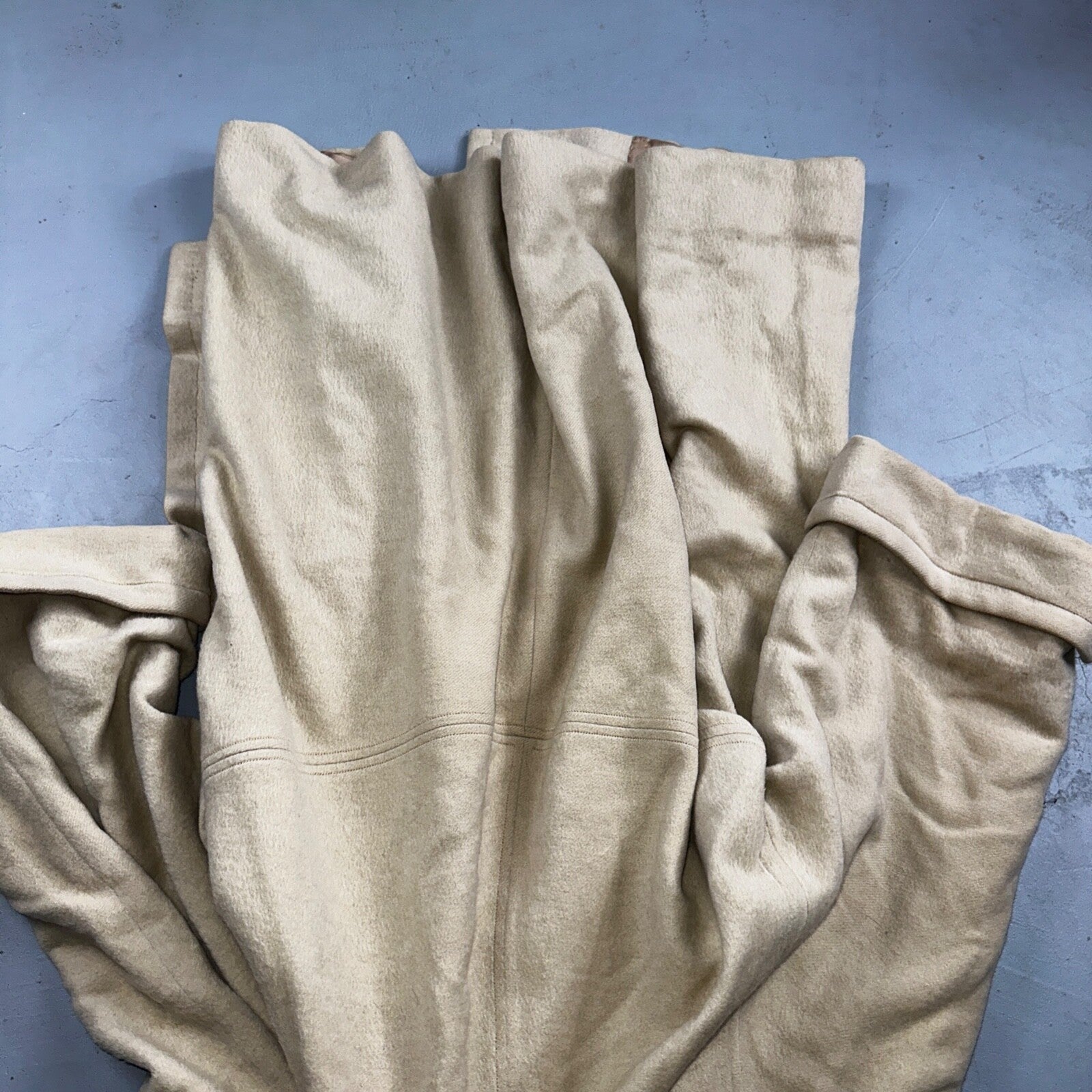 VTG 60s Forstman Beige Penny Lane Pure Wool Harol Crest California Rockabilly