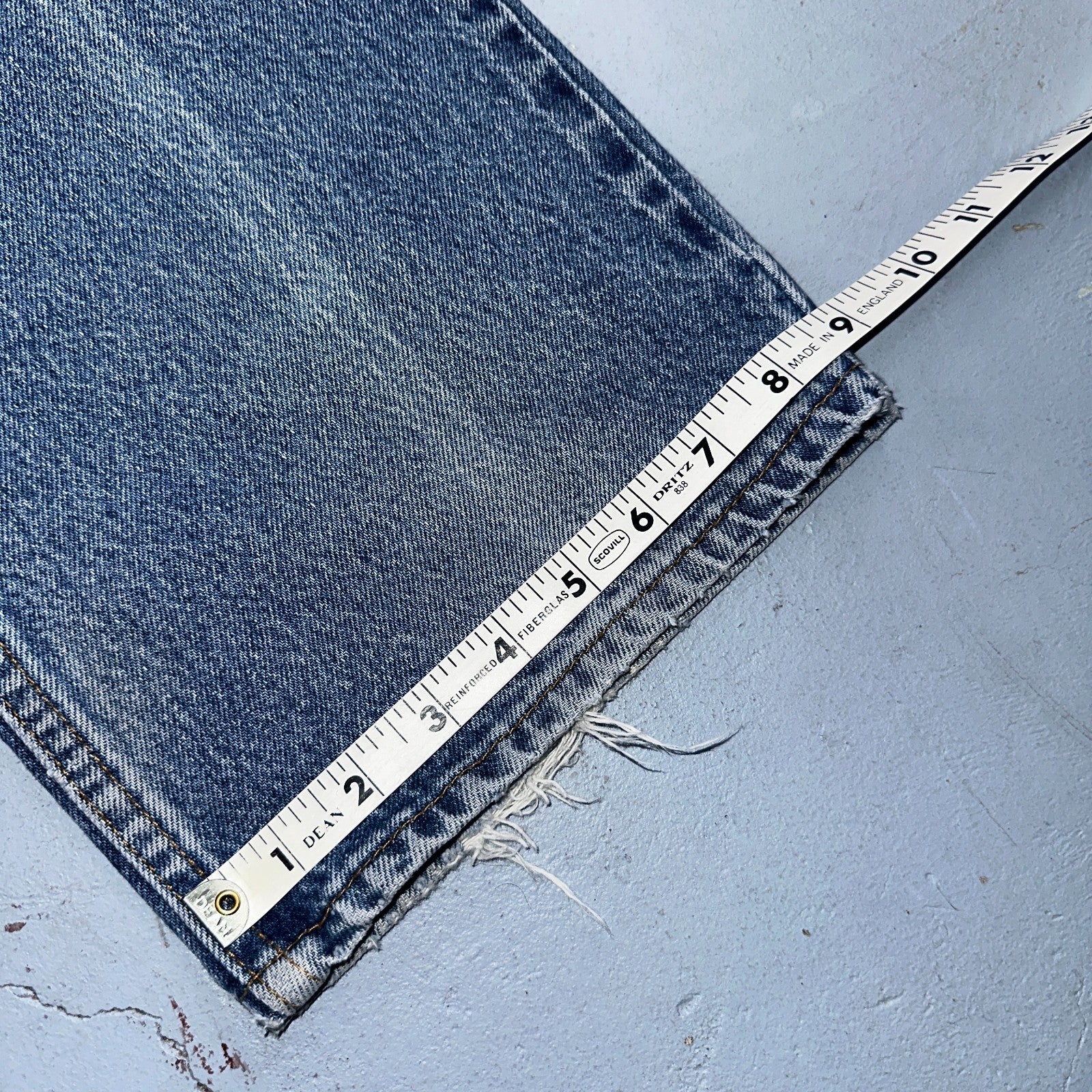 Levis 517 Jeans Mens 36x34 Black Denim Bootcut Red Tab USA Vintage 90s 34x32