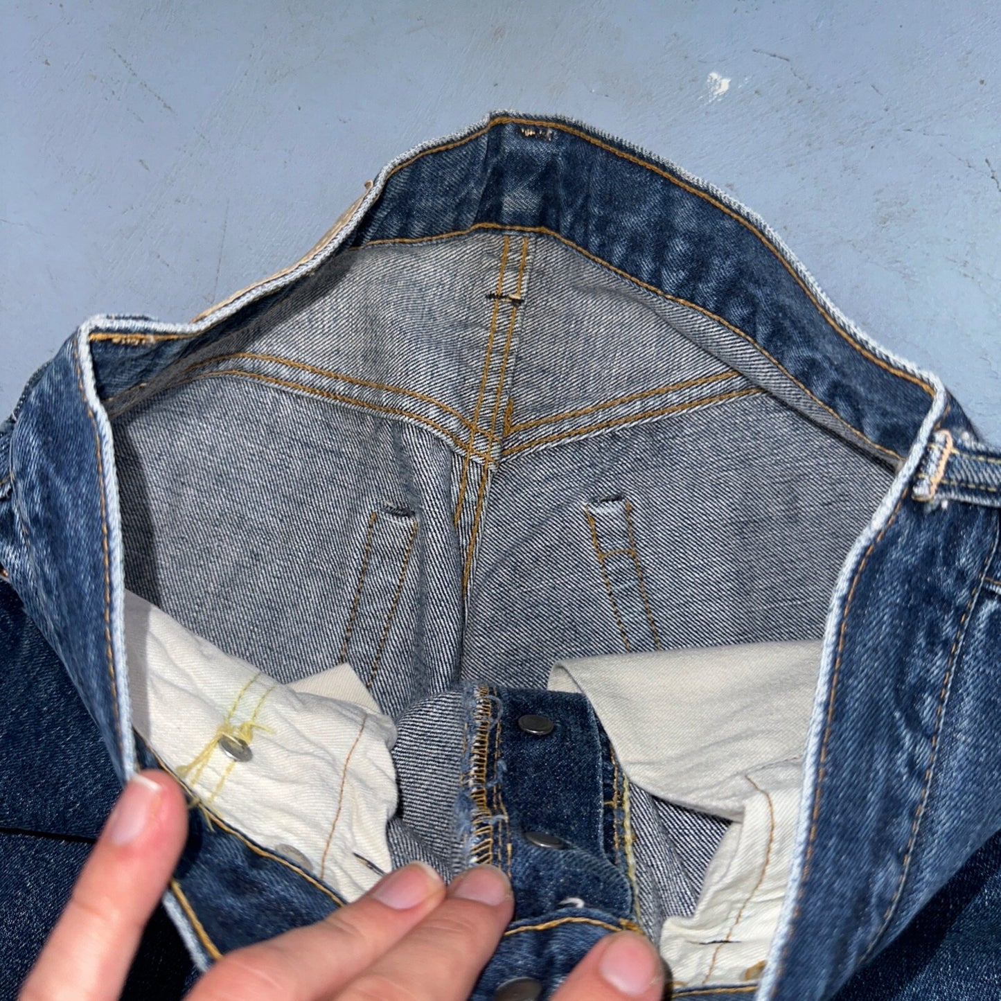 Levis 501 Big E Vintage 60s Redline Selvedge USA XX 1960s Jeans SKINNY Act 27X26