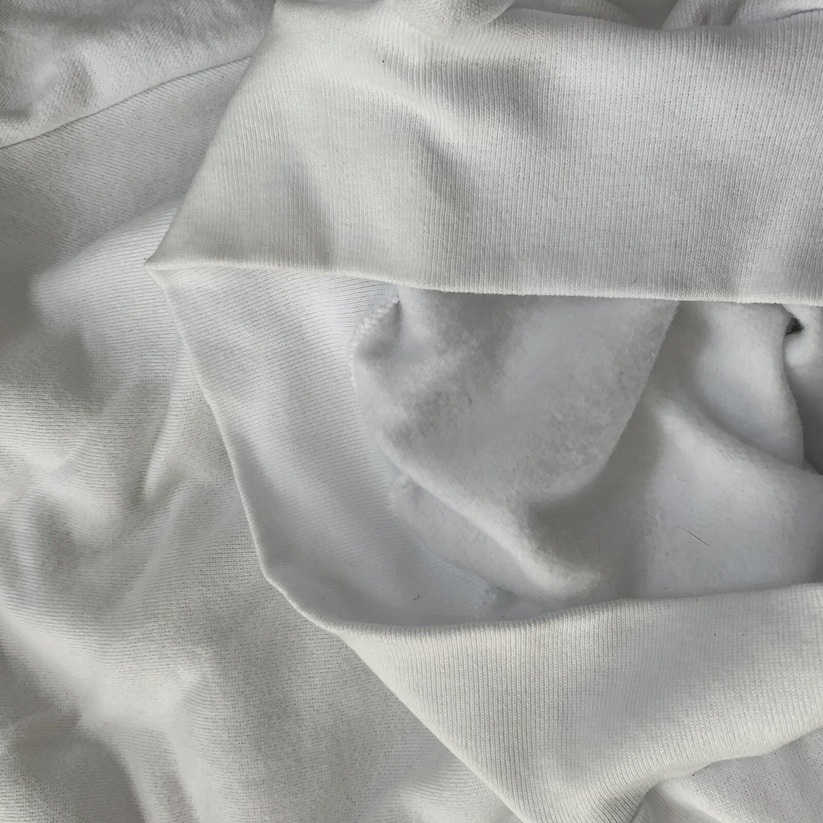 Oneita BLANK Vintage White Sweatshirt 90s Essential Lot Rap T Shirt Rare Jumper