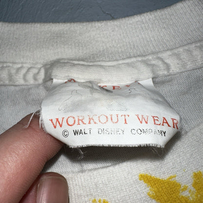 Mickey Mouse Vintage T Shirt Single Stitch 90s Paint Brush Abstract Graphic Cool