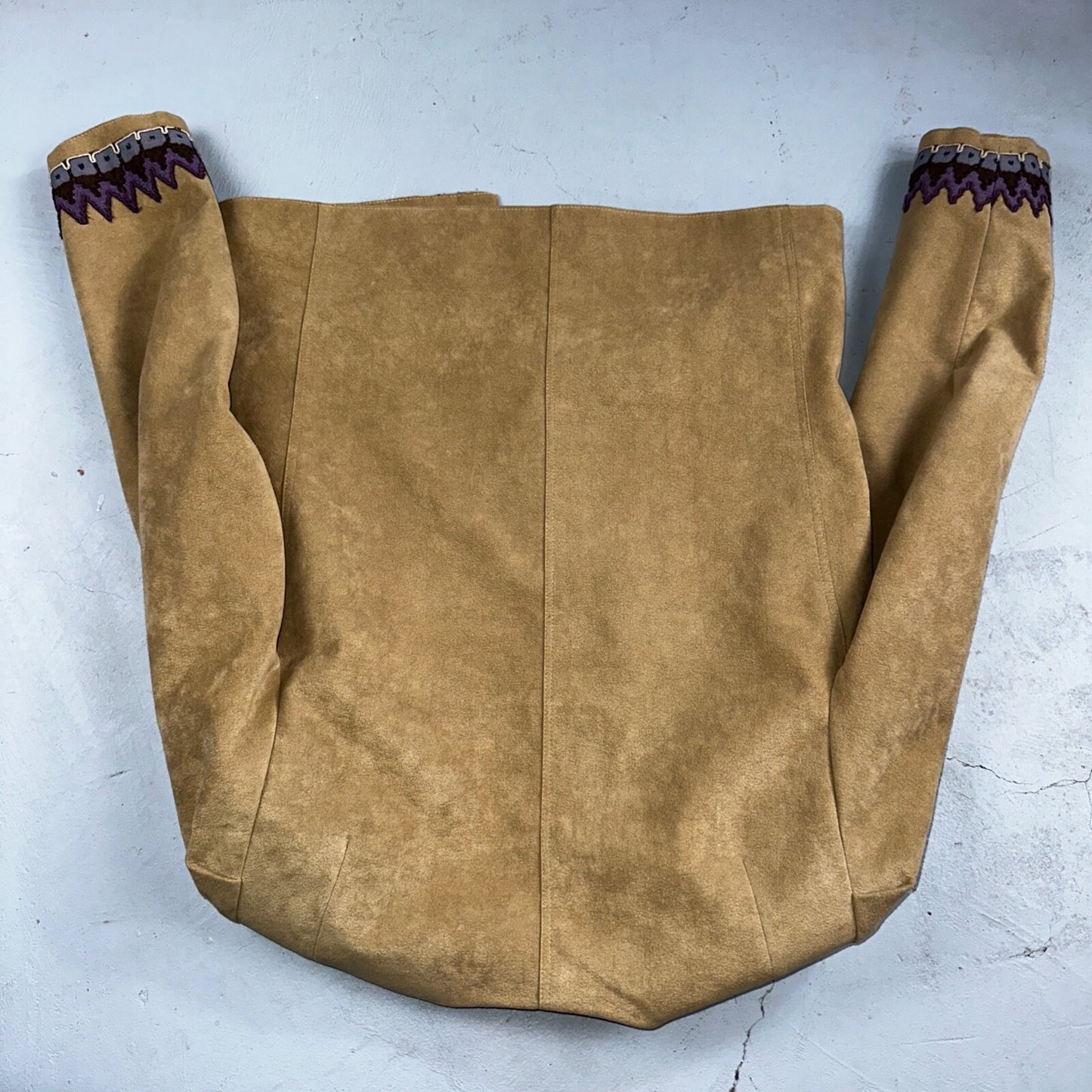 Vintage 1980s Saks Fifth Avenue Jacket Suede Maroon Moto Size Medium Brown 80s