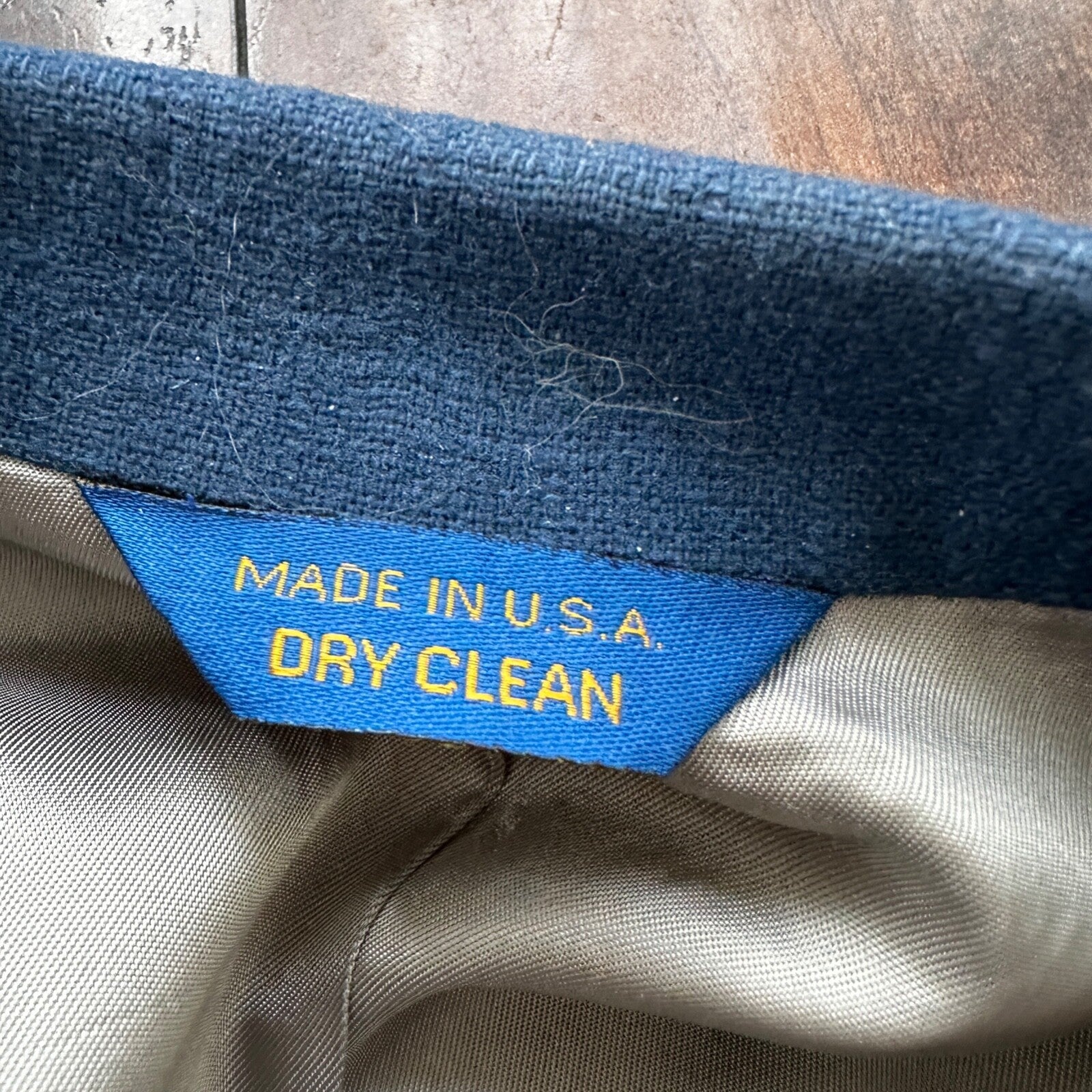 VTG Pendleton Jacket Blazer Men's 42 Blue 100% Pure Virgin Wool USA Western 70s