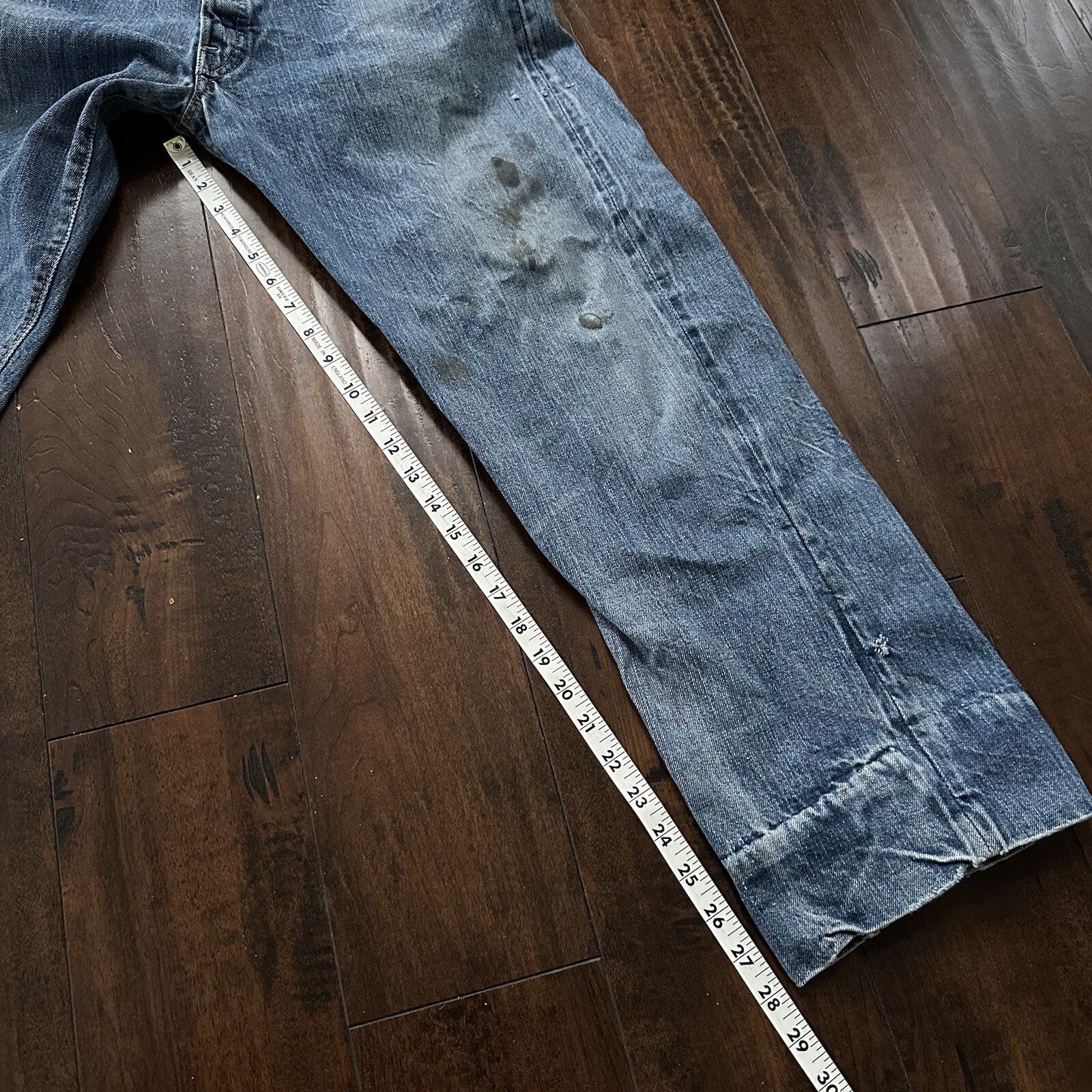 Levis 501 XX Big E True Vintage 60s Redline Selvedge Denim Jeans 1960s 32x28 31