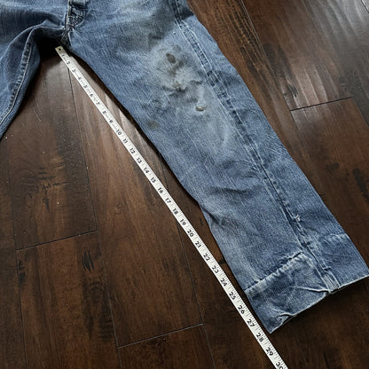 Levis 501 XX Big E True Vintage 60s Redline Selvedge Denim Jeans 1960s 32x28 31