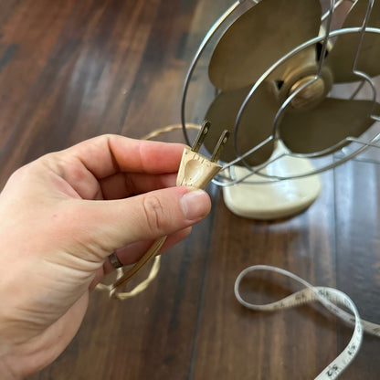 VINTAGE KNAPP MONARCH JACK FROST PORTABLE FAN DIA 1940'S USA Metal TESTED
