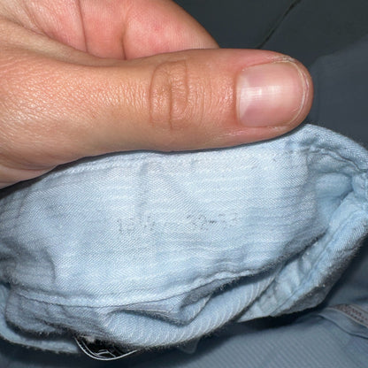 Christian Dior VTG Button Shirt Long Sleeve Men’s 16.5 Blue Basic Chemises QVV