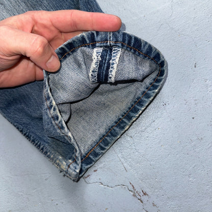 Levis 501 Vintage Y2K XX Straight Leg Jeans Blue Med Wash 33x32 Act 33x30