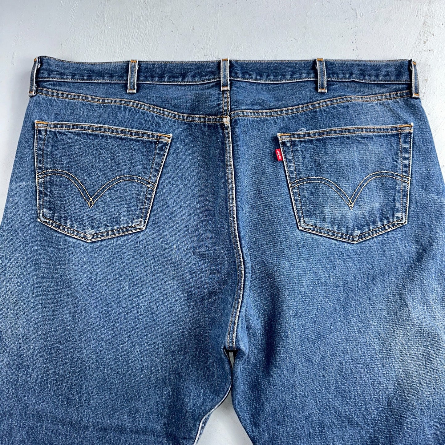 Levis 501 Vintage Y2K Mexico Straight Leg Jeans 46x30 90s Med Wash Act 44x27