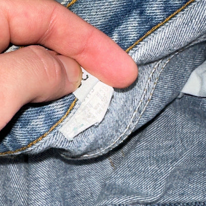 Vintage Womens Levis 29501 0115 Med Wash High Rise 501 Mom Jeans USA 38x28