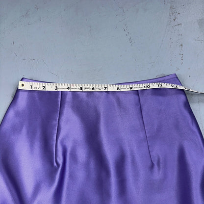 Zum Zum By Niki Livas Women's Purple Crop Skirt Beading Maxi Dress 5-6 USA Prom