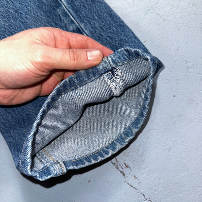 Levis 501 Vintage 90s USA XX Straight Leg Jeans Blue Light Wash 34x36 Act 32x30
