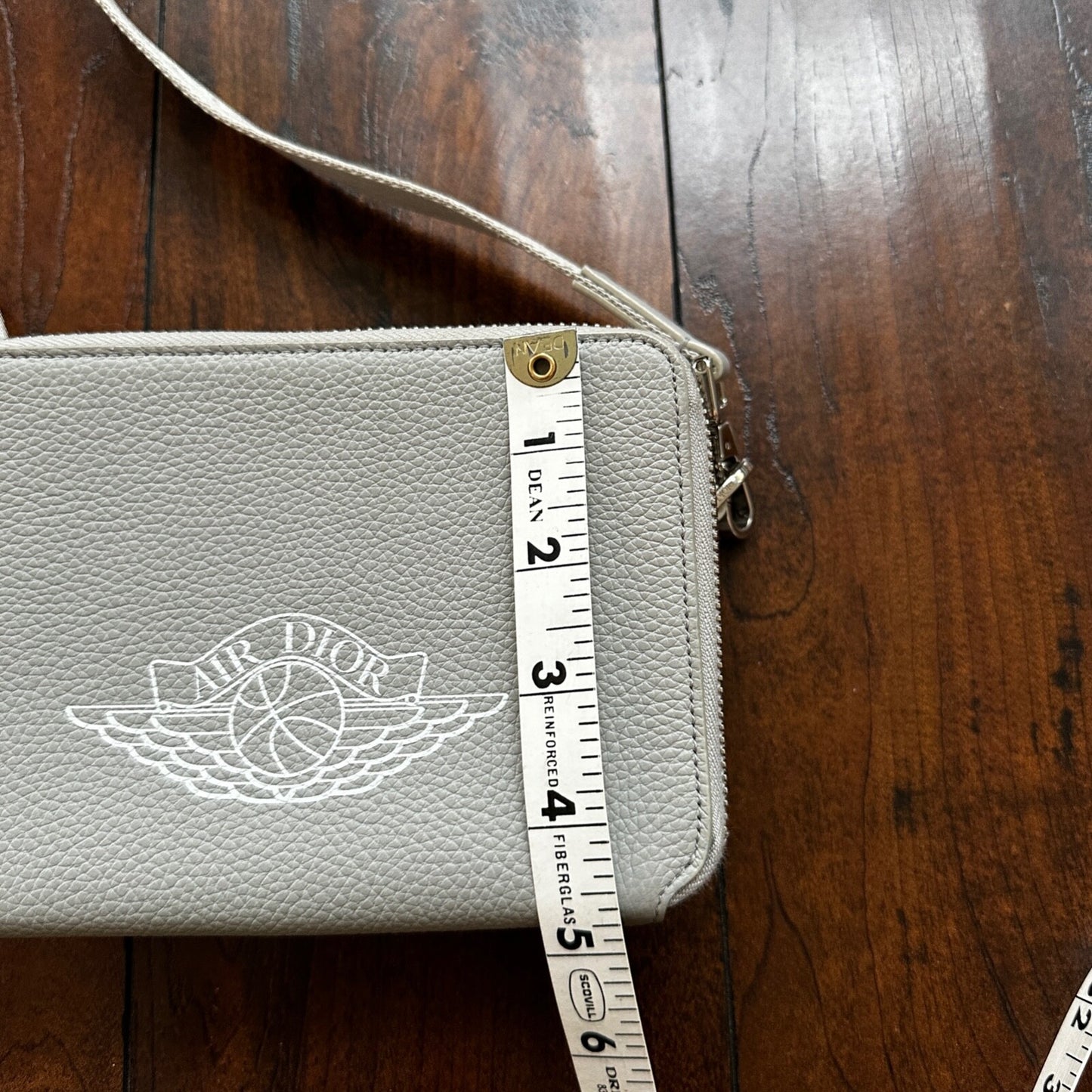 Nike Air Dior Jordan Wings Logo Grey Logo Small Rare Shoulder Bag 100% Authentic