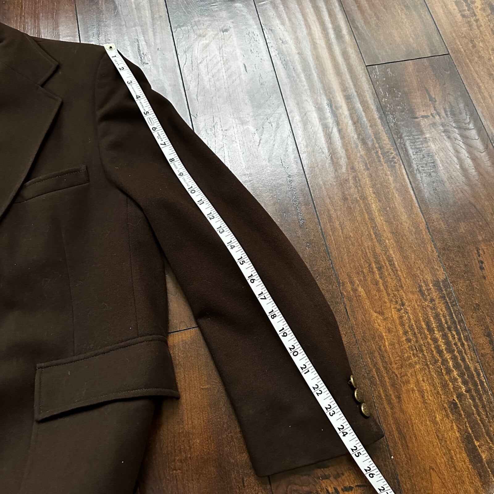 1960s 1970s Brown Sport Jacket VTG Mens Suit 44 36x28 Rockabilly Checkerboard