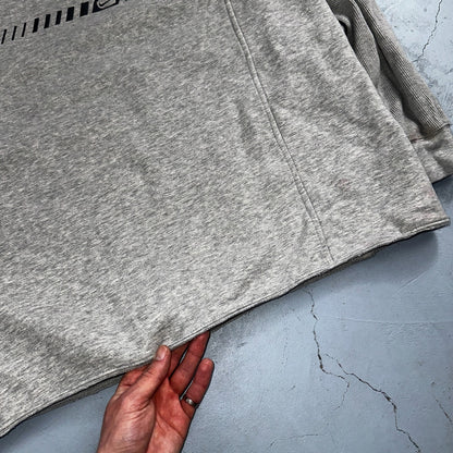 Nike 2XL Silver Tag Sweatshirt 90s VTG Crewneck Y2K Speed Stained Air Max Promo