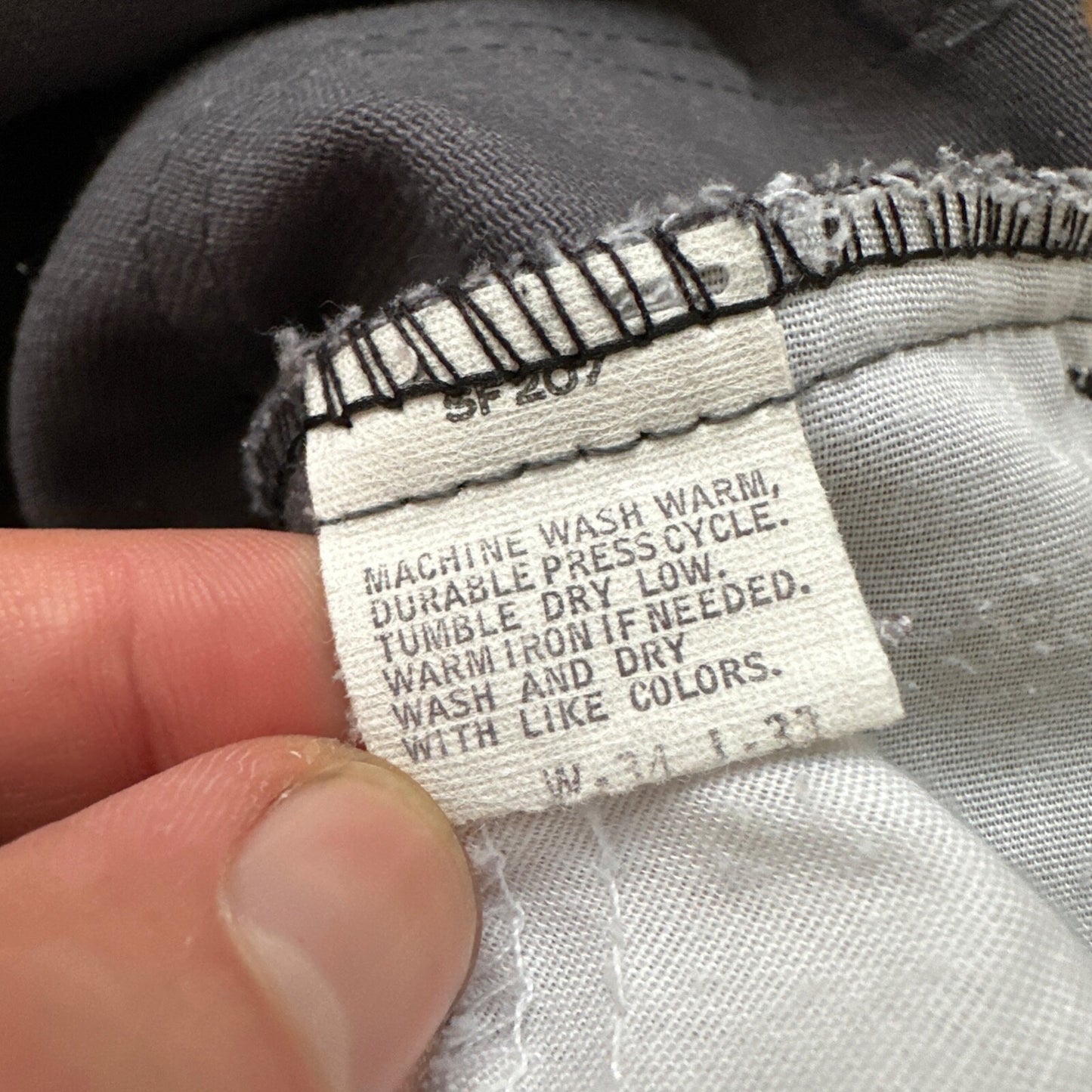 Vintage 1980s Levis 517 Men's Black Tab Jeans Size 34x31 Ac 33x32 Gray
