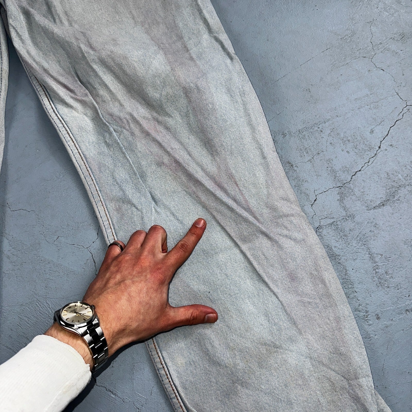 Levis 501 Vintage 90s Europe XX Straight Leg Jeans Light Wash 38x36 Act 35x27