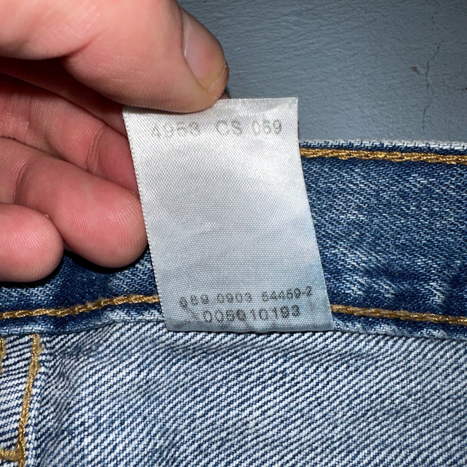 Levis 501 Vintage 90s XX Straight Leg Jeans Y2K Med Wash 36x34 Act 34x33