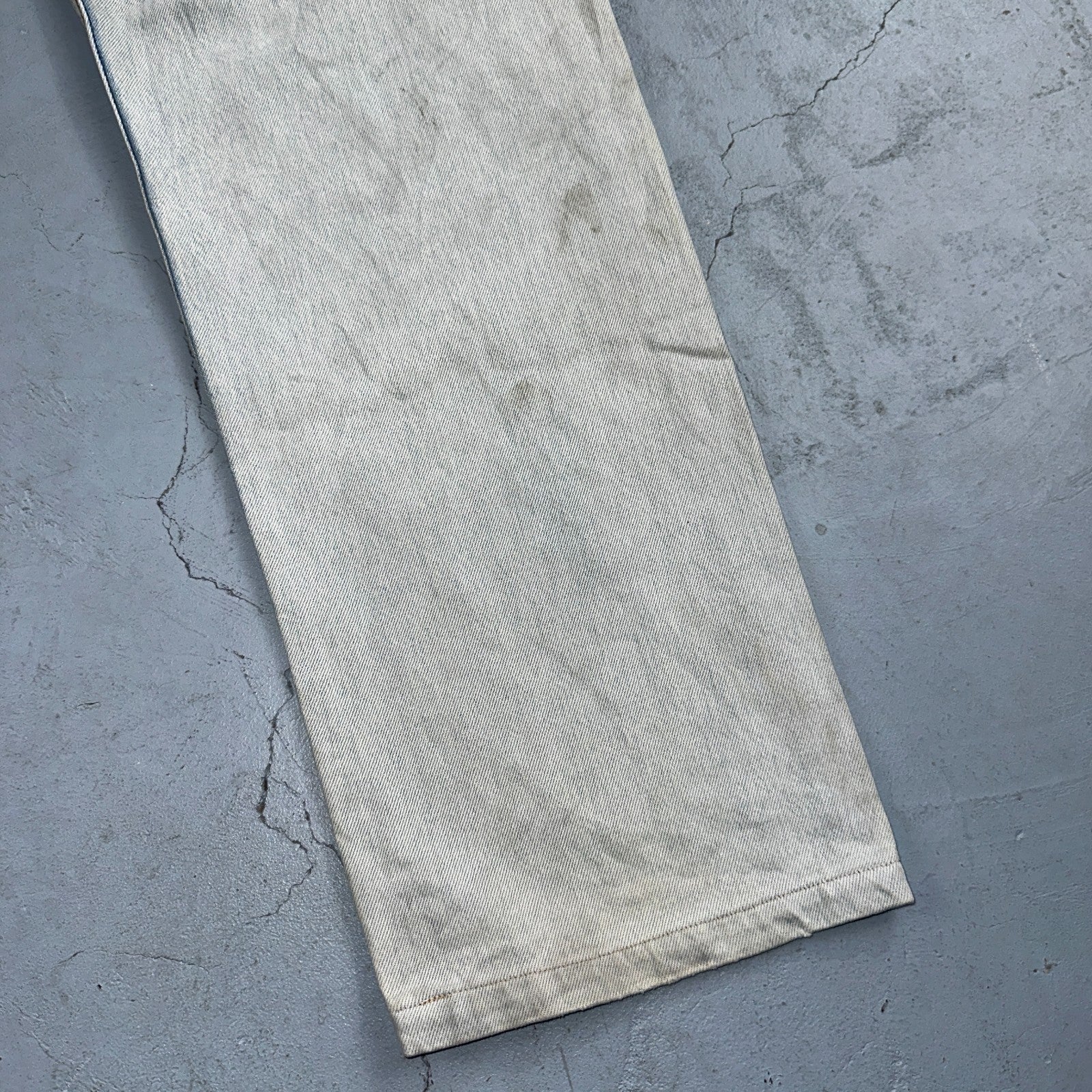 Levis 501 Vintage 90s UK Straight Leg Jeans Blue Light Wash 38x36 Act 37x30