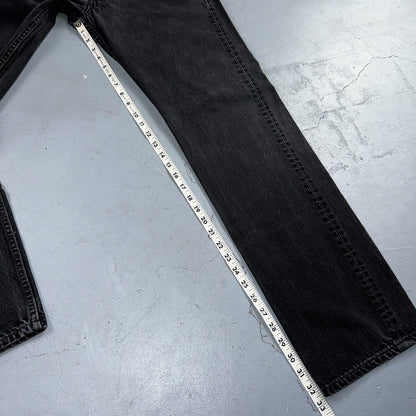 Levis 501 Vintage 80s USA XX Straight Leg Jeans Black Light Wash 33x34 Act 31x32
