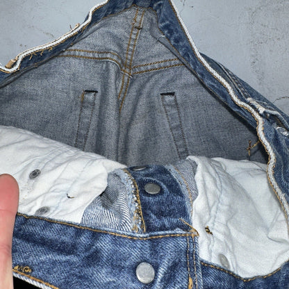 Levis 501 Vintage 80s Redline Selvedge USA XX Jeans Med Wash 32x32 Act 30x29