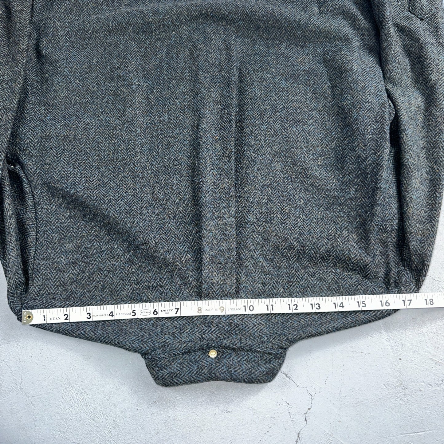 VTG Benson Rixon Shirt Mens M Button Down Dagger 60s 70s Rockabilly Herringbone