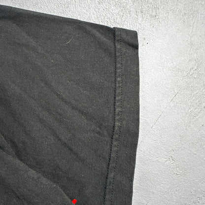 Moose Motorcycle Leather Jacket VTG T Shirt Cow Fell Off Funny Humor Biker Joke