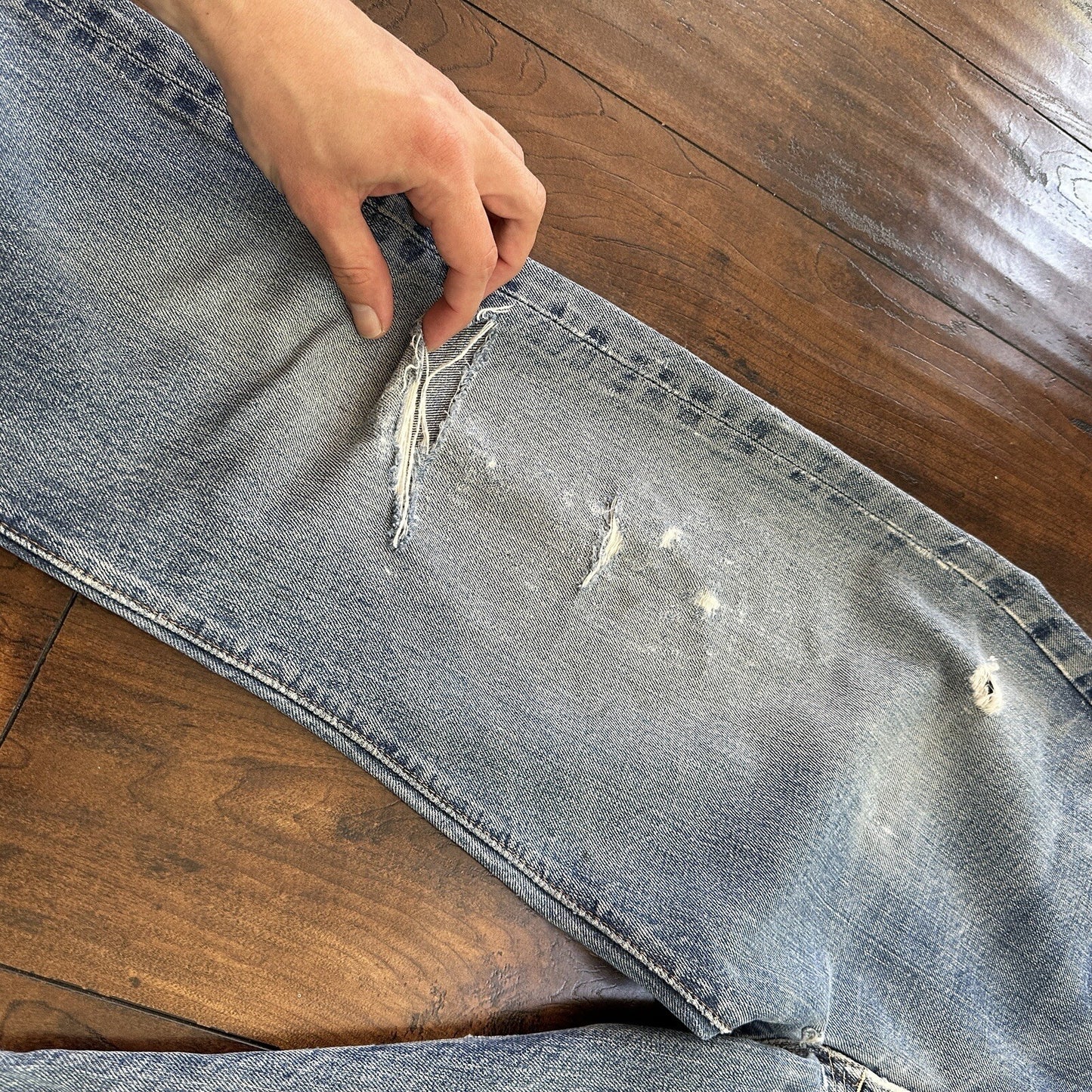 Vintage LEVIS 501XX Jeans Big E 1960s Denim Redline Selvedge 29x29 USA 60s 70s