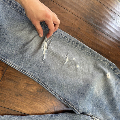 Vintage LEVIS 501XX Jeans Big E 1960s Denim Redline Selvedge 29x29 USA 60s 70s