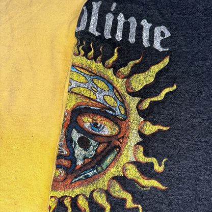Sublime Split Cut Sewn VTG Style T Shirt Y2K Custom Unique Band Rock Nirvana