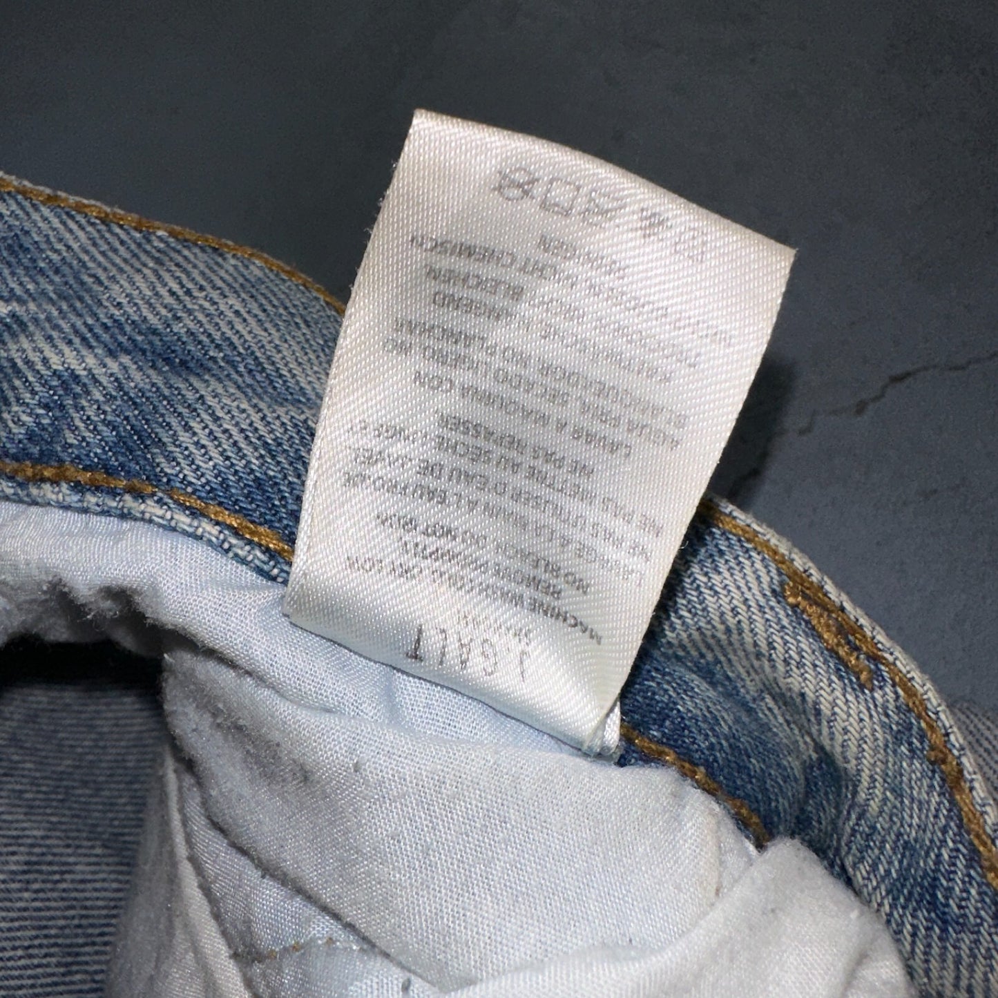 J Galt Jeans Womens Wide Leg Blue Cargo Denim Cotton Light Wash 27x30 Small