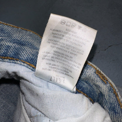 J Galt Jeans Womens Wide Leg Blue Cargo Denim Cotton Light Wash 27x30 Small