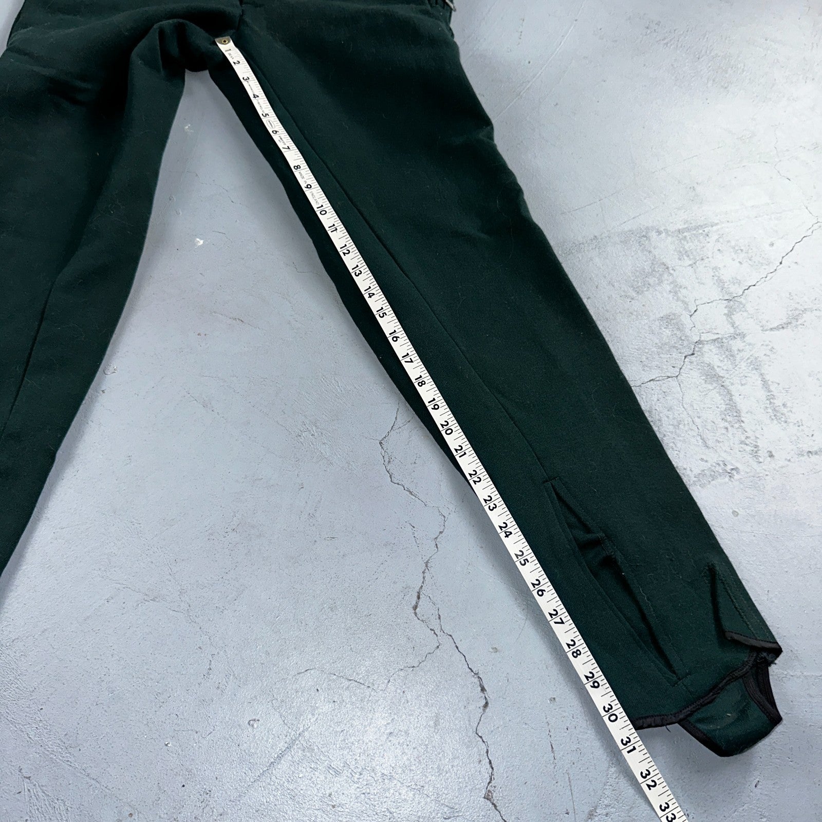 Vintage 1960s Othmar Schneider Sears Roebuck Green Ski Pants Sz S Snow 60s