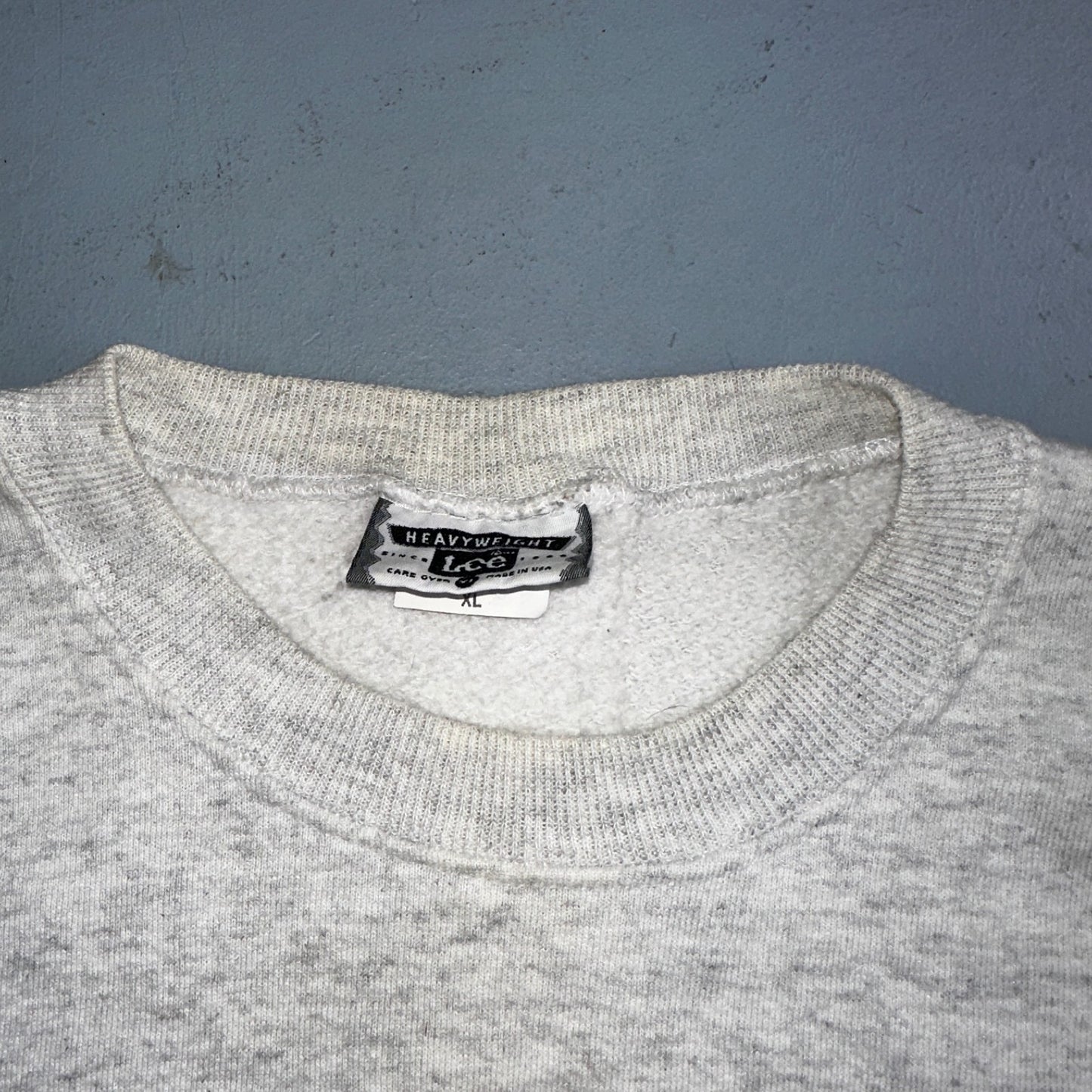 Georgia Tennis Bulldogs Sweatshirt Mens XL Lee Gray Red Pullover Cotton 90s USA