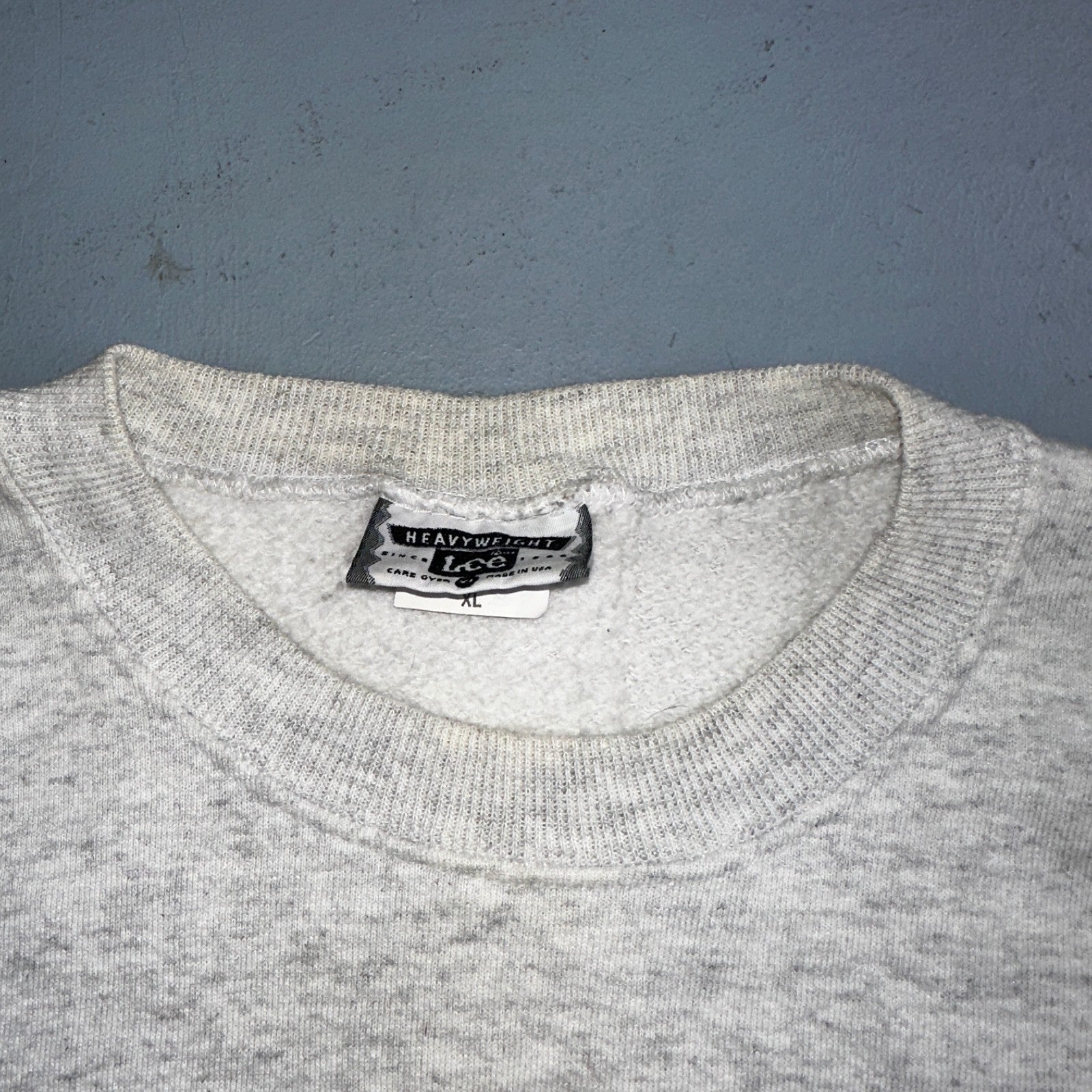 Georgia Tennis Bulldogs Sweatshirt Mens XL Lee Gray Red Pullover Cotton 90s USA