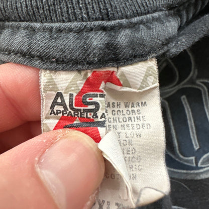 Motorcycle New York Chopper Vintage Style T Shirt 2XL Black Faded Harley Cool