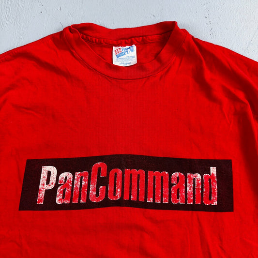 Hanes Pan Command Hot VTG T Shirt Single Stitch Computer Random Graphic Auto L